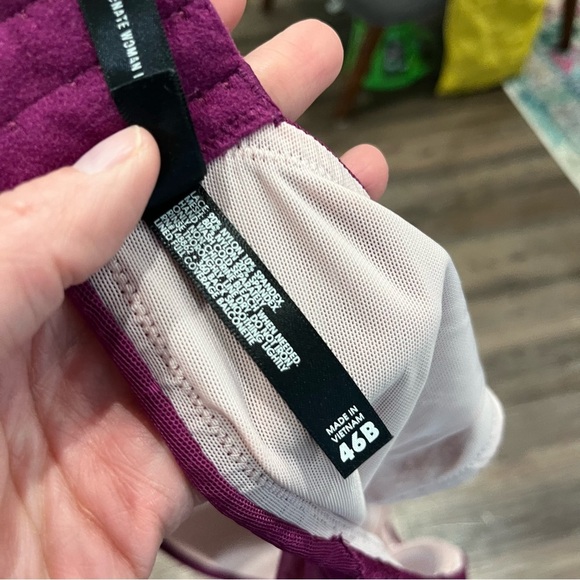 Torrid Bra Women's 46B Full Coverage Balconette Lightly Lined Purple Lace - Picture 7 of 8